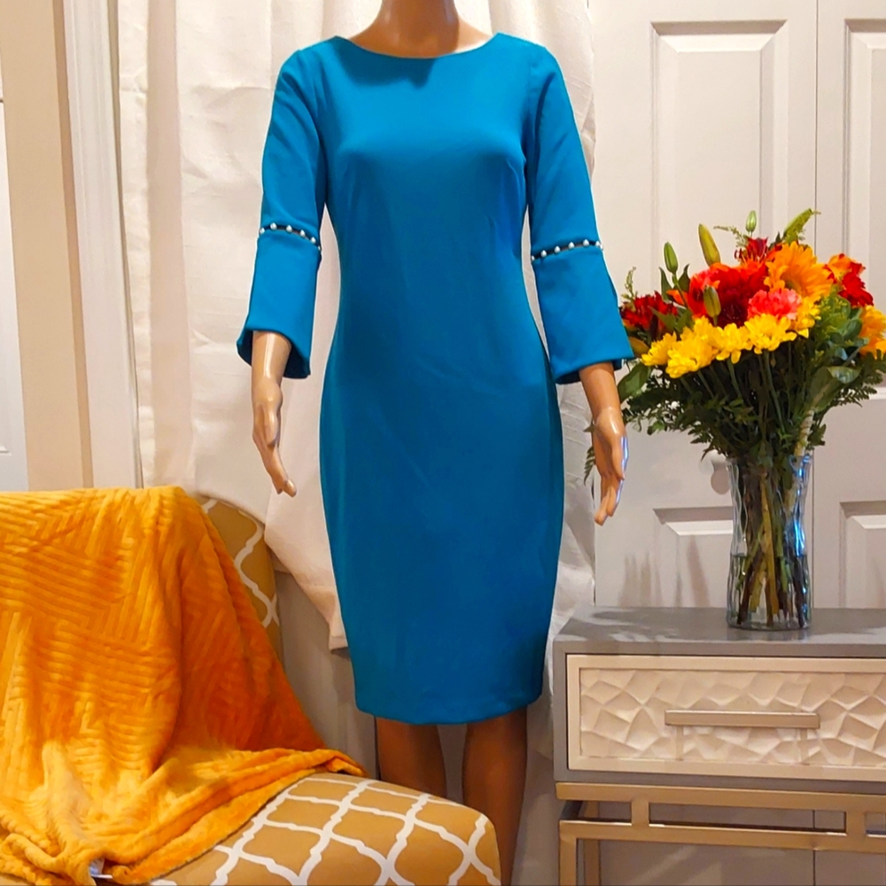 Calvin Klein Ponte Sheath Dress